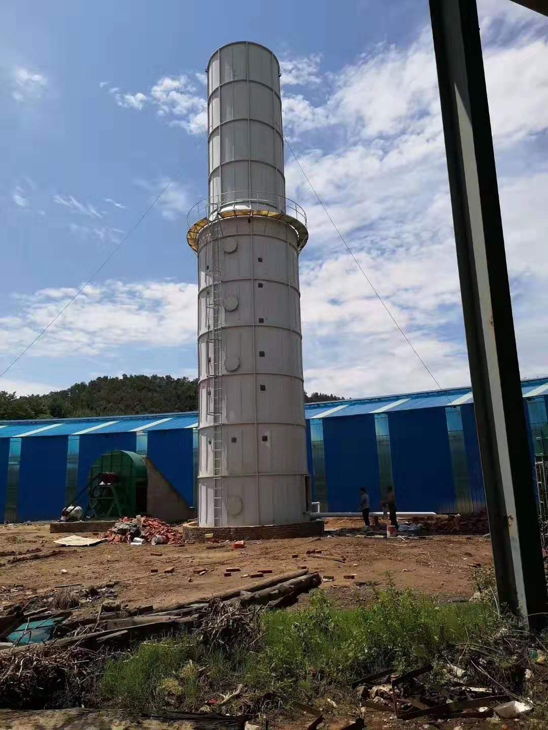 玻璃鋼廢氣凈化塔的工作原理與效果
